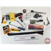 Image 1 : Tool Combo : Mini Vise, Zip Ties, Screw Drivers, Ratchet Wrench, Stanley Hinges, Batteries, etc