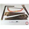 Image 1 : Hand Saws (4) & Square