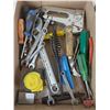 Image 3 : Assortment of Tools including Combination Wrenches, Staplers, Screwdrivers, Hammer, Tape Measure, Ba