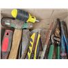 Image 4 : Assortment of Tools including Mallet, Silicone Gun, Ball Peen Hammer, Screwdrivers, Tape Measure, et