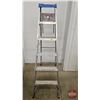 Image 3 : Combo: Aluminum Step Ladder (6ft) & Metal Dolly