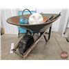 Image 2 : Combo: Wheel Barrow; Sprayer; Rolling Beach Chair; Pruners; Shears; Air Pump