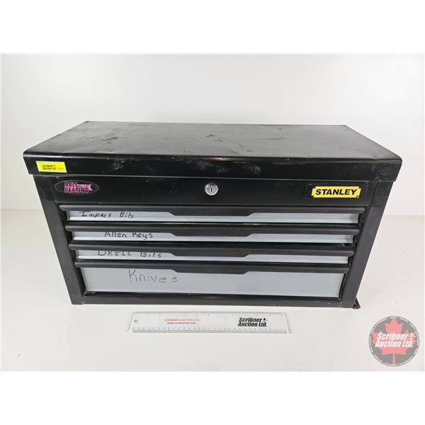 Stanley Counter Top Tool Box w/Contents Including : Picture Hanging Kit, Multipurpose Crimping Tool