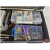Image 3 : Stanley Counter Top Tool Box w/Contents Including : Picture Hanging Kit, Multipurpose Crimping Tool