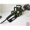 Image 6 : Electric Yard Tool Trio : Black & Decker Edger, Yardworks Hedge Trimmer & Poulan Chainsaw
