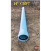 Image 1 : THIS ITEM LOCATED IN EDGERTON, AB : PVC Pipe : 14" x 20ft