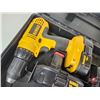 Image 6 : DEWALT Tool Combo w/Carry Cases (2) : DWD110 3/8" Drive VSR Drill & DC759 1/2" Drive VSR Cordless Dr