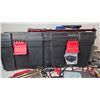 Image 10 : Large Plastic Tool Tote w/Contents Including : Performance Tool Set, Crimper Tool Set, Combination W
