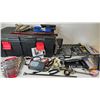Image 1 : Large Plastic Tool Tote w/Contents Including : Performance Tool Set, Crimper Tool Set, Combination W