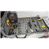 Image 2 : Large Plastic Tool Tote w/Contents Including : Performance Tool Set, Crimper Tool Set, Combination W