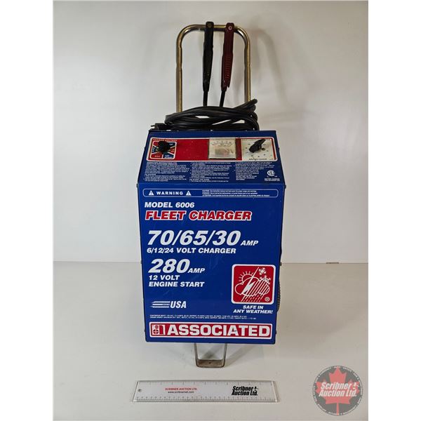 Associated Model 6006 Fleet Battery Charger & Engine Starter