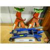 Image 1 : Jack Stand : 6 Ton (2) & Michelin Floor Jack (2 Ton)
