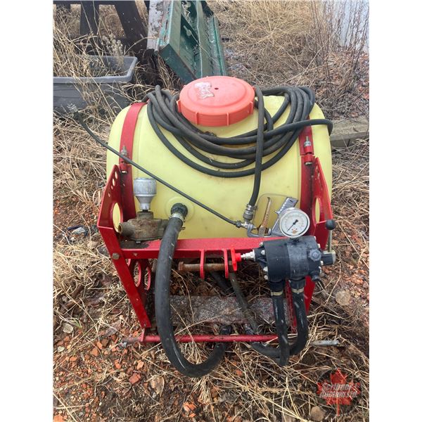 THIS ITEM LOCATED IN EDGERTON, AB : Hardi 3pt Hitch PTO Sprayer (44gal)