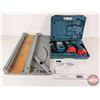 Image 1 : Makita 14.4V Drill w/Carry Case, Batteries (2) & Charger c/w Miter Box