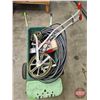 Image 2 : Grouping: Wheel Barrow ; Lawn Seeder; Hose; etc