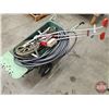Image 5 : Grouping: Wheel Barrow ; Lawn Seeder; Hose; etc