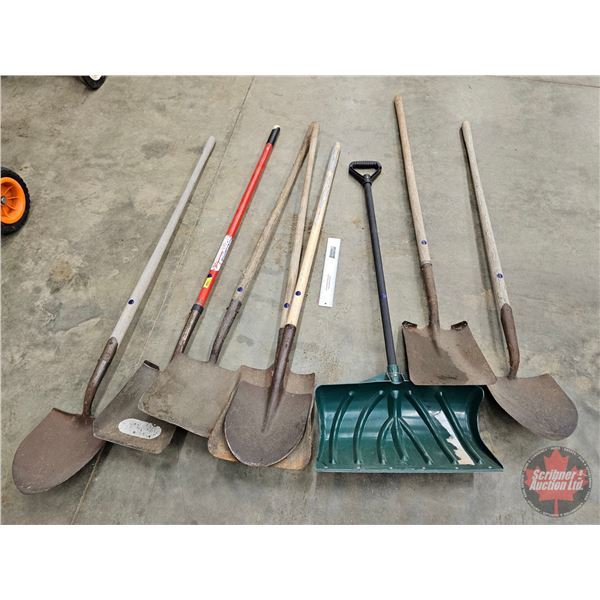 Long Handle Tool Grouping: Shovels & Spades
