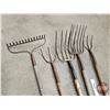 Image 4 : Long Handle Tool Grouping: Pitchforks & Rake
