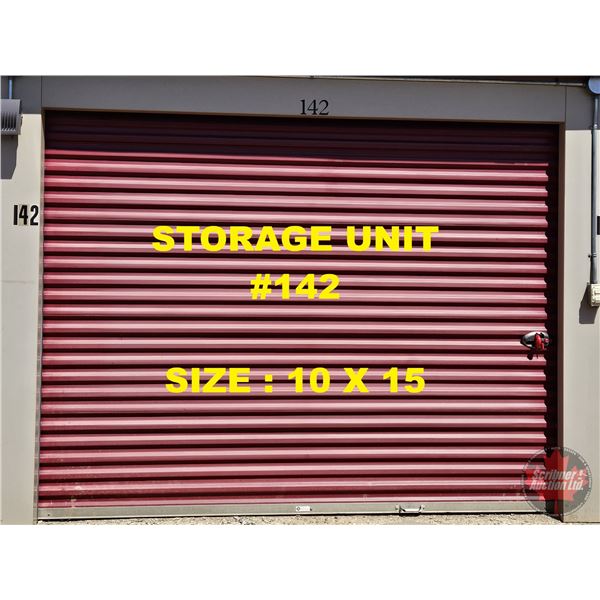 STORAGE UNIT #142 : SIZE 10X15 (LOCATION: 617 - 1st Avenue, Wainwright, AB, Canada)