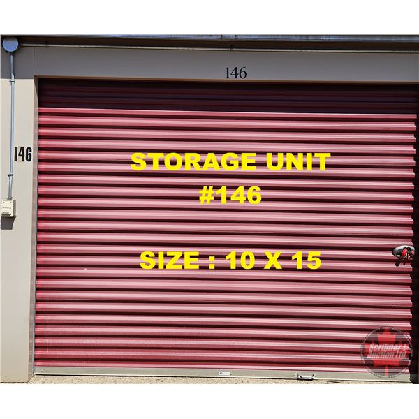 STORAGE UNIT #146 : SIZE 10X15 (LOCATION: 617 - 1st Avenue, Wainwright, AB, Canada)