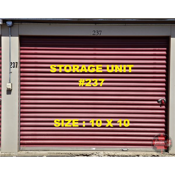 STORAGE UNIT #237 : SIZE 10X10 (LOCATION: 617 - 1st Avenue, Wainwright, AB, Canada)