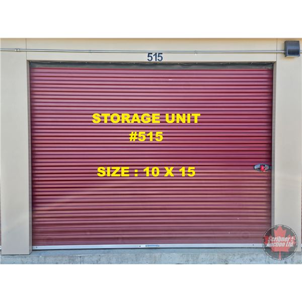 STORAGE UNIT #515 : SIZE 10X15 (LOCATION: 617 - 1st Avenue, Wainwright, AB, Canada)