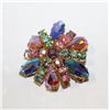 Image 1 : VTG. AURORA BOREALIS FLORAL BROOCH