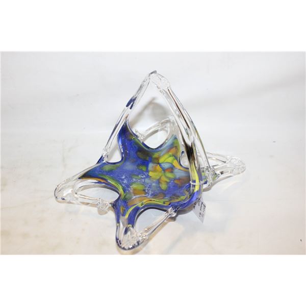 MURANO ART GLASS  STARFISH   BOWL