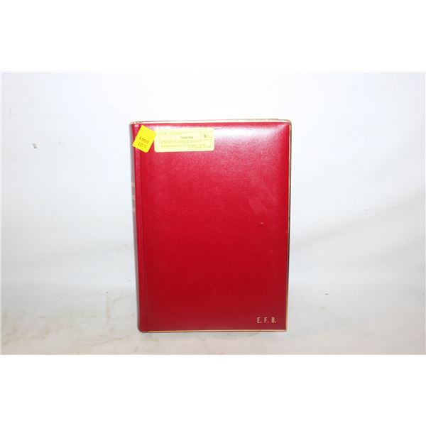 VINTAGE LEATHER BOUND WEBSTERS DICTIONARY- NEW