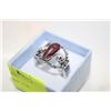 Image 1 : NEW MEN’S SKULL BAT RING VAMPIRE COFFIN