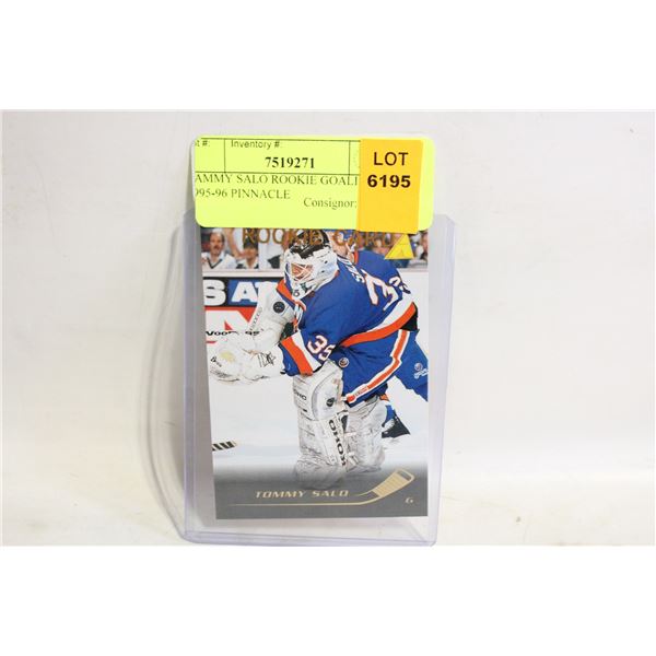 TAMMY SALO ROOKIE GOALIE 1995-96 PINNACLE