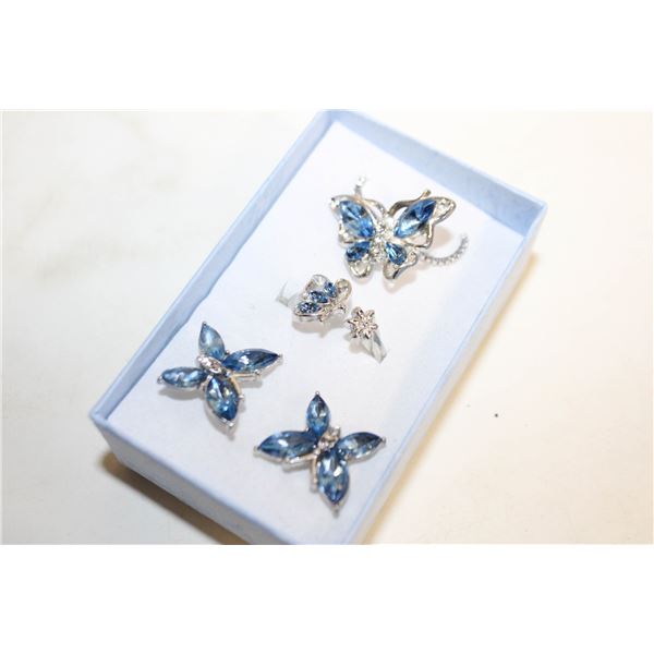 NEW NECKLACE AND RING WITH EARRINGS