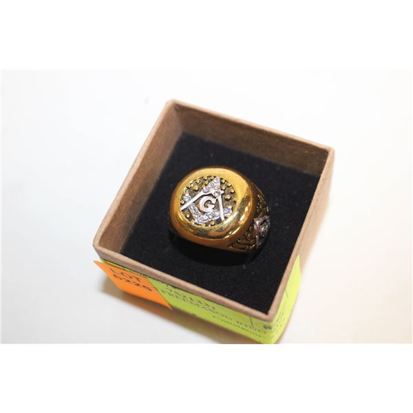 NEW MENS FREEMASON RING SIZE 11