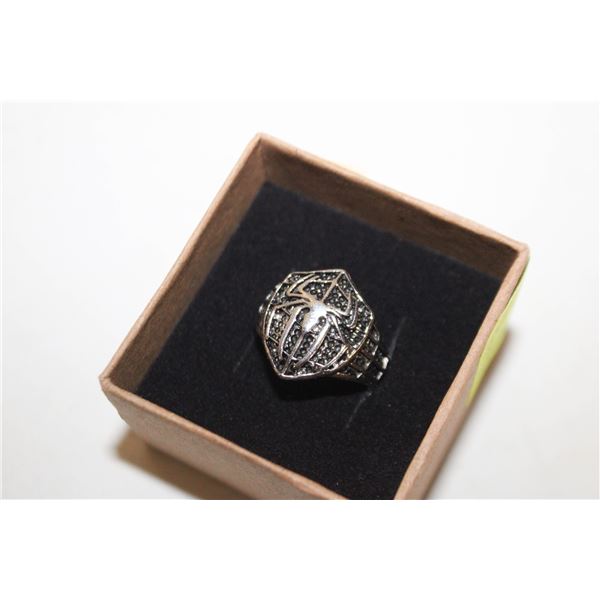 NEW SPIDERMAN LOGO RING ADJUSTABLE SIZE