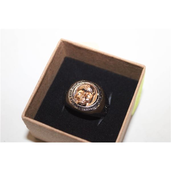 HARLEY DAVIDSON STYLE BIKER RING SZ11