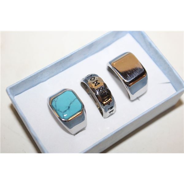 NEW 3PCS/SET RING SET SZ10