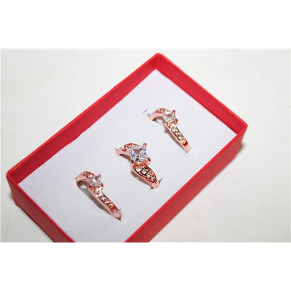 NEW 3PCS/SET RING SET SZ9
