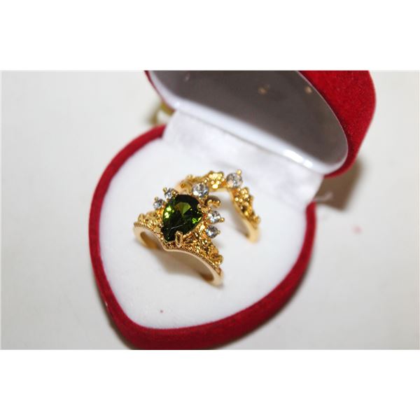 NEW 2PCS/SET RING SET SZ7