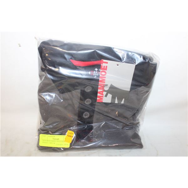 NEW MENS SMALL POLO SHIRT, TOP POCKET, GREY &