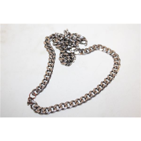 STAINLESS STEEL CUBAN HEAVY 24 INCH