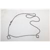 Image 1 : SILVER-TONE 22 INCH ROPE CHAIN IN GIFT POUCH