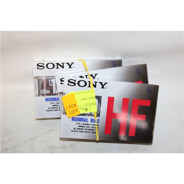 3X SONY HF 120 HIGH FIDELITY AUDIO