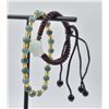 Image 1 : #133-NATURAL JADE JADEITE DONUT & BEAD BRACELET