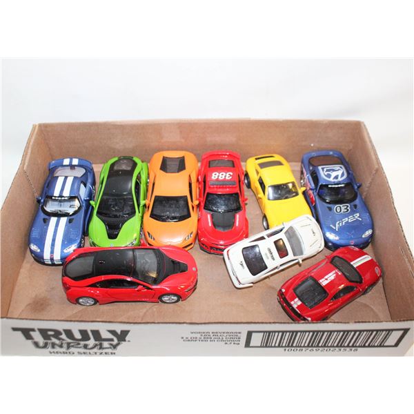 DIECAST METAL CARS, 5" LENGTH, TOYS