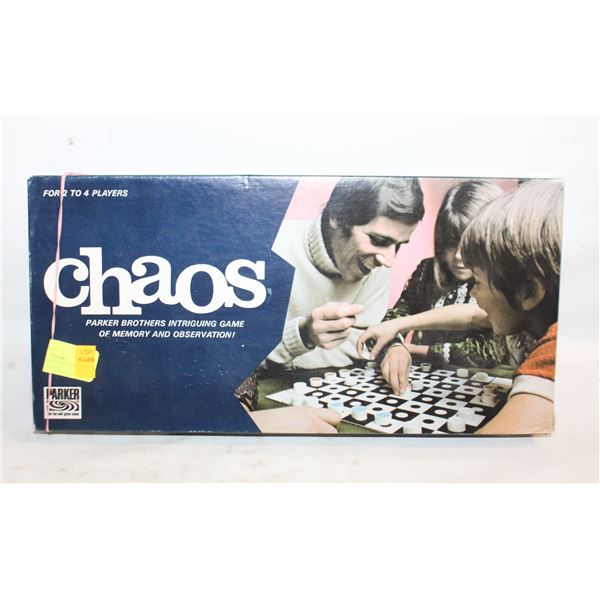 CHAOS BOARDGAME VINTAGE 1972 PARKER BROTHERS