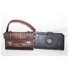 Image 1 : WESTERN BRIGHTON BROWN LEATHER PURSE &