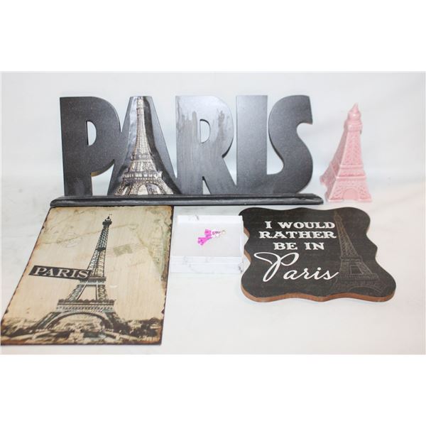 PARIS WOODEN DÉCOR, PARIS EARRINGS, EIFFEL TOWER