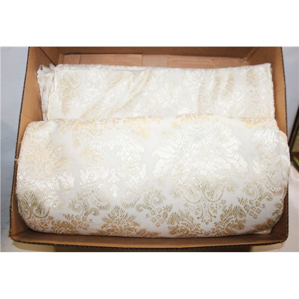 UPHOLSTRY FABRIC - 2 LARGE SECTIONS