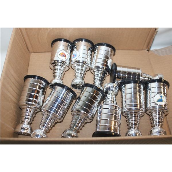 10 NOVELTY MINIATURE REPLICA STANLEY CUPS