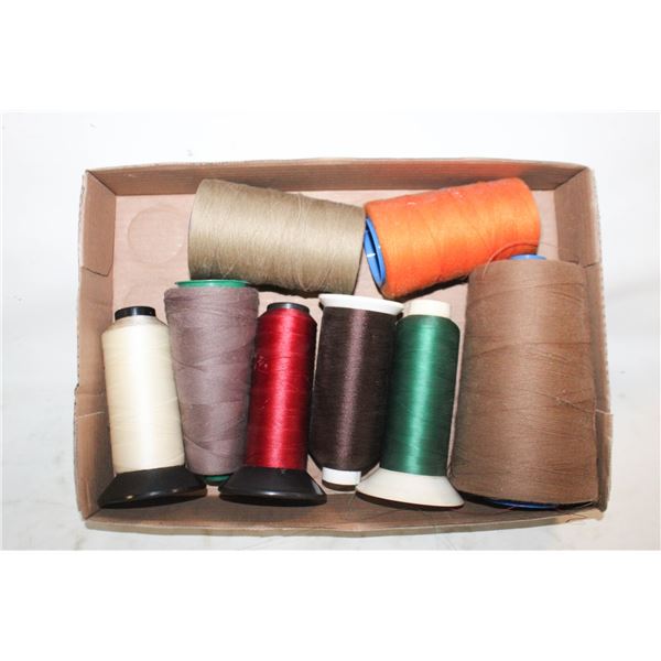 LARGE SEWING THREAD ROLLS, ESTATE